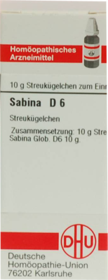 SABINA D 6 Globuli
