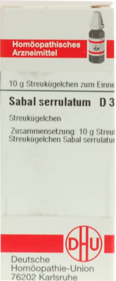 SABAL SERRULATUM D 3 Globuli