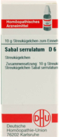 SABAL SERRULATUM D 6 Globuli