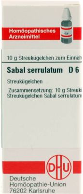 SABAL SERRULATUM D 6 Globuli