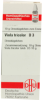 VIOLA TRICOLOR D 3 Globuli
