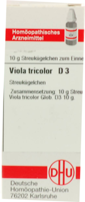 VIOLA TRICOLOR D 3 Globuli