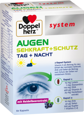 DOPPELHERZ Augen Sehkraft+Schutz system Kapseln