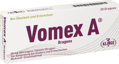 VOMEX A Dragees 50 mg überzogene Tabletten