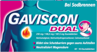 GAVISCON Dual 250mg/106,5mg/187,5mg Kautabletten