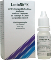 LENTO NIT K Augentropfen