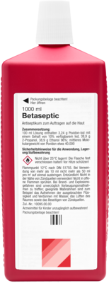 BETASEPTIC Lösung zur Anwendung auf der Haut