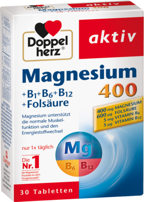 DOPPELHERZ Magnesium 400 mg Tabletten