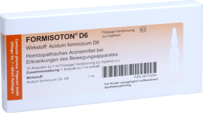 FORMISOTON D 6 Ampullen