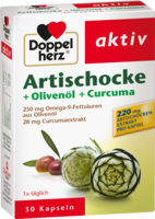 DOPPELHERZ Artischocke Curcuma+Olivenöl Kapseln