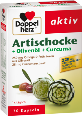DOPPELHERZ Artischocke Curcuma+Olivenöl Kapseln