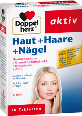 DOPPELHERZ Haut+Haare+Nägel Tabletten