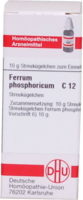 FERRUM PHOSPHORICUM C 12 Globuli