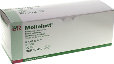 MOLLELAST Binden 8 cmx4 m weiß