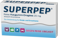 SUPERPEP Reise Kaugummi Dragees 20 mg