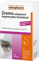 CROMO-RATIOPHARM Augentropfen Einzeldosis
