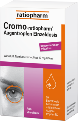 CROMO-RATIOPHARM Augentropfen Einzeldosis