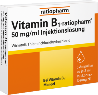 VITAMIN B1-RATIOPHARM 50 mg/ml Inj.Lsg.Ampullen