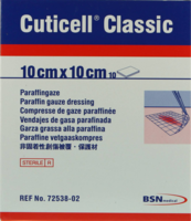 CUTICELL Classic Wundgaze 10x10 cm