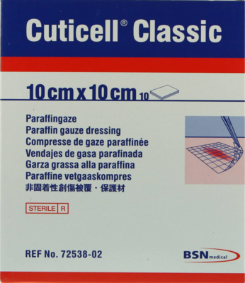 CUTICELL Classic Wundgaze 10x10 cm