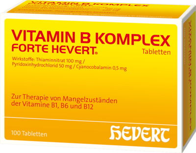 VITAMIN B KOMPLEX forte Hevert Tabletten