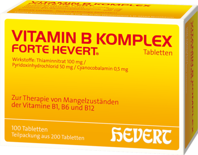 VITAMIN B KOMPLEX forte Hevert Tabletten