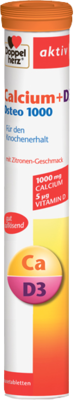 DOPPELHERZ Calcium+D3 Osteo 1.000 Brausetabletten