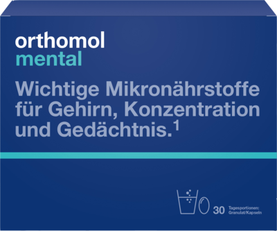ORTHOMOL mental Granulat/Kapseln 30 Tage Kombip.