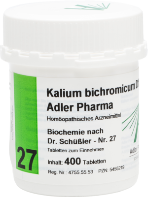 BIOCHEMIE Adler 27 Kalium bichrom D 12 Tabletten