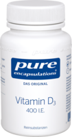 PURE ENCAPSULATIONS Vitamin D3 400 I.E. Kapseln