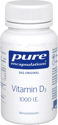 PURE ENCAPSULATIONS Vitamin D3 1000 I.E. Kapseln
