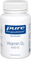 PURE ENCAPSULATIONS Vitamin D3 1000 I.E. Kapseln