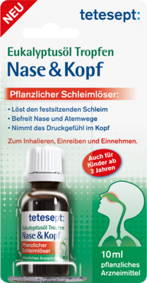 TETESEPT Eukalyptusöl Tropfen Nase & Kopf