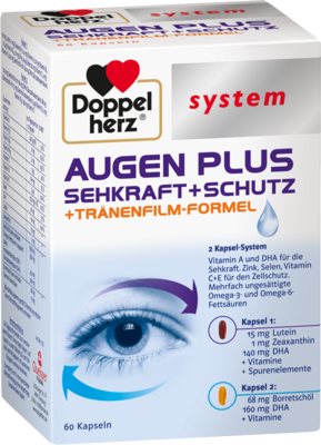 DOPPELHERZ Augen plus Sehkraft+Schutz system Kaps.