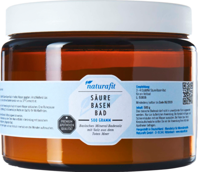 NATURAFIT Säure Basen Bad