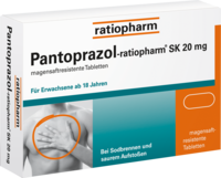 PANTOPRAZOL-ratiopharm SK 20 mg magensaftres.Tabl.