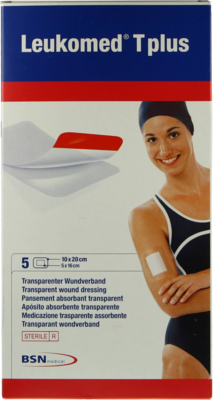 LEUKOMED transp.plus sterile Pflaster 10x20 cm