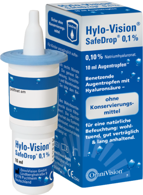 HYLO-VISION SafeDrop 0,1% Augentropfen
