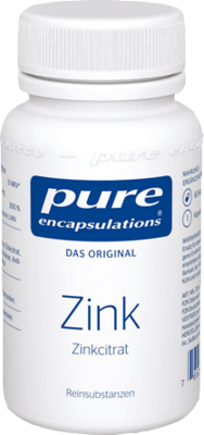 PURE ENCAPSULATIONS Zink Zinkcitrat Kapseln