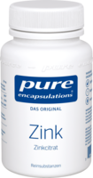 PURE ENCAPSULATIONS Zink Zinkcitrat Kapseln