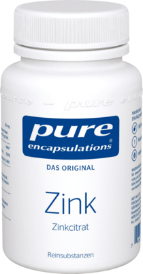 PURE ENCAPSULATIONS Zink Zinkcitrat Kapseln