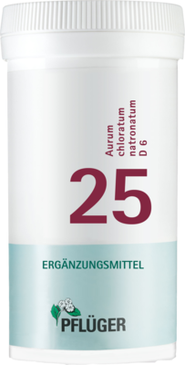 BIOCHEMIE Pflüger 25 Aurum chlorat.natron.D 6 Tab.