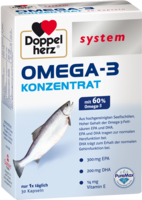 DOPPELHERZ Omega-3 Konzentrat system Kapseln
