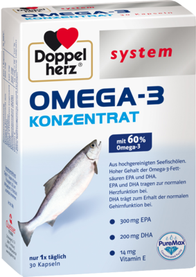 DOPPELHERZ Omega-3 Konzentrat system Kapseln