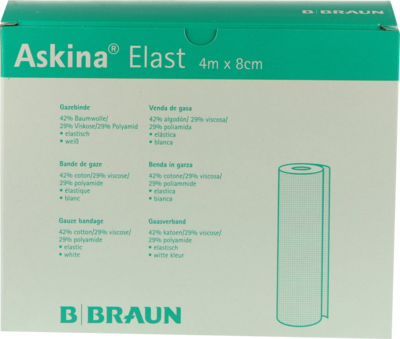 ASKINA Elast Binde 8 cmx4 m lose