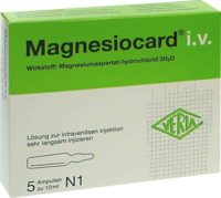 MAGNESIOCARD i.v. Injektionslösung