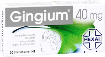 GINGIUM 40 mg Filmtabletten