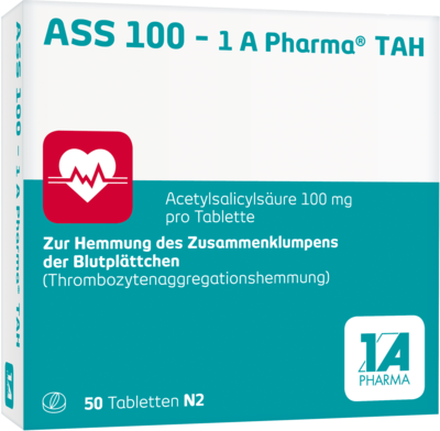 ASS 100-1A Pharma TAH Tabletten