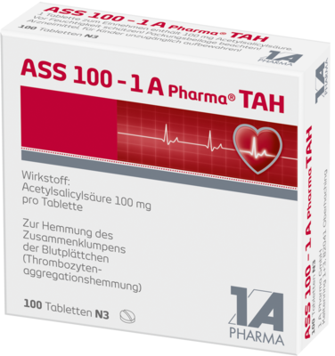 ASS 100-1A Pharma TAH Tabletten