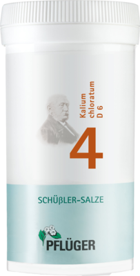 BIOCHEMIE Pflüger 4 Kalium chloratum D 6 Tabletten